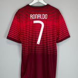 Shop 2014/15 PORTUGAL RONALDO #7 HOME SHIRT (XL) NIKE, classic football shirts, vintage football shirts & retro soccer jerseys at Cult Kits