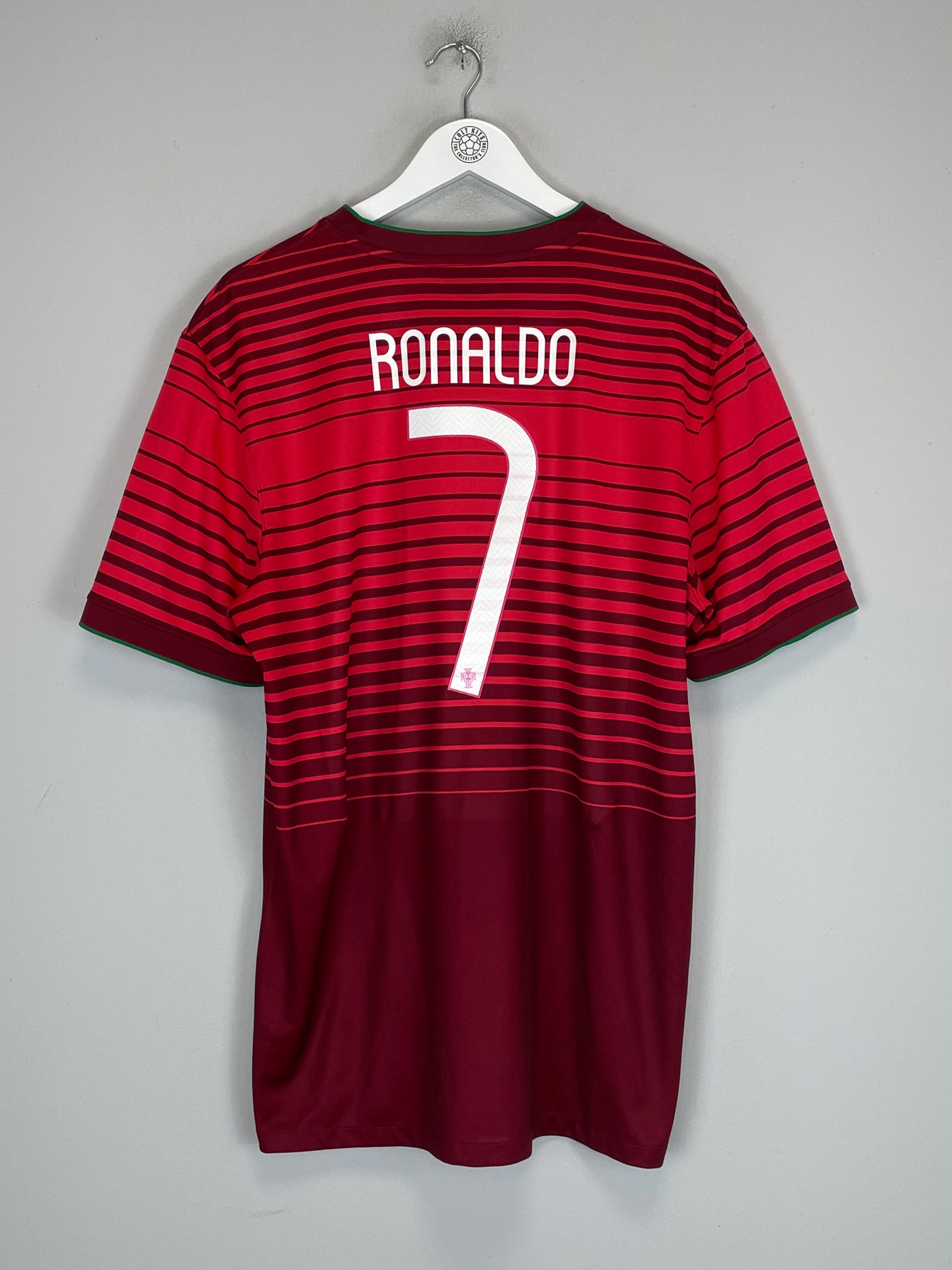 Shop 2014/15 PORTUGAL RONALDO #7 HOME SHIRT (XL) NIKE, classic football shirts, vintage football shirts & retro soccer jerseys at Cult Kits