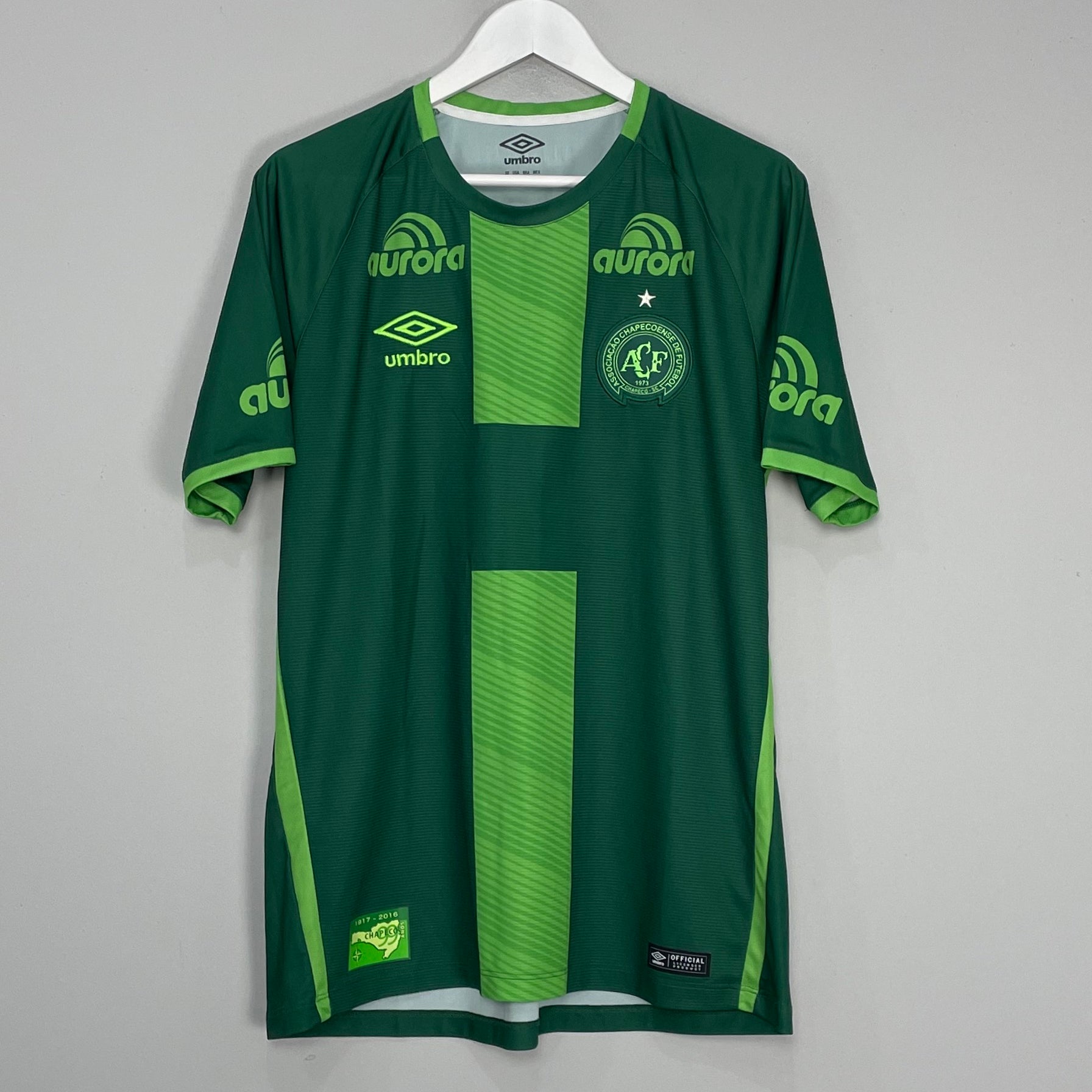 Shop 2016/17 CHAPECOENSE THIRD SHIRT (L) UMBRO, classic football shirts, vintage football shirts & retro soccer jerseys at Cult Kits