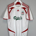 Shop 2007/08 LIVERPOOL GERRARD #8 AWAY SHIRT (M) ADIDAS, classic football shirts, vintage football shirts & retro soccer jerseys at Cult Kits