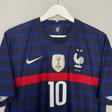 Shop 2020/21 FRANCE MBAPPE #10 HOME SHIRT (L) NIKE, classic football shirts, vintage football shirts & retro soccer jerseys at Cult Kits