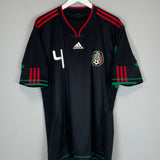 Shop 2010/11 MEXICO R.MARQUEZ #4 AWAY SHIRT (XL) ADIDAS, classic football shirts, vintage football shirts & retro soccer jerseys at Cult Kits
