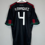Shop 2010/11 MEXICO R.MARQUEZ #4 AWAY SHIRT (XL) ADIDAS, classic football shirts, vintage football shirts & retro soccer jerseys at Cult Kits