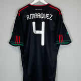 Shop 2010/11 MEXICO R.MARQUEZ #4 AWAY SHIRT (XL) ADIDAS, classic football shirts, vintage football shirts & retro soccer jerseys at Cult Kits