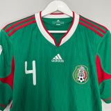 2010/11 MEXICO R.MARQUEZ #4 HOME SHIRT (M) ADIDAS