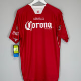 Shop 2009/10 TOLUCA *SQUAD SIGNED* BNWT HOME SHIRT (L) ATLETICA, classic football shirts, vintage football shirts & retro soccer jerseys at Cult Kits