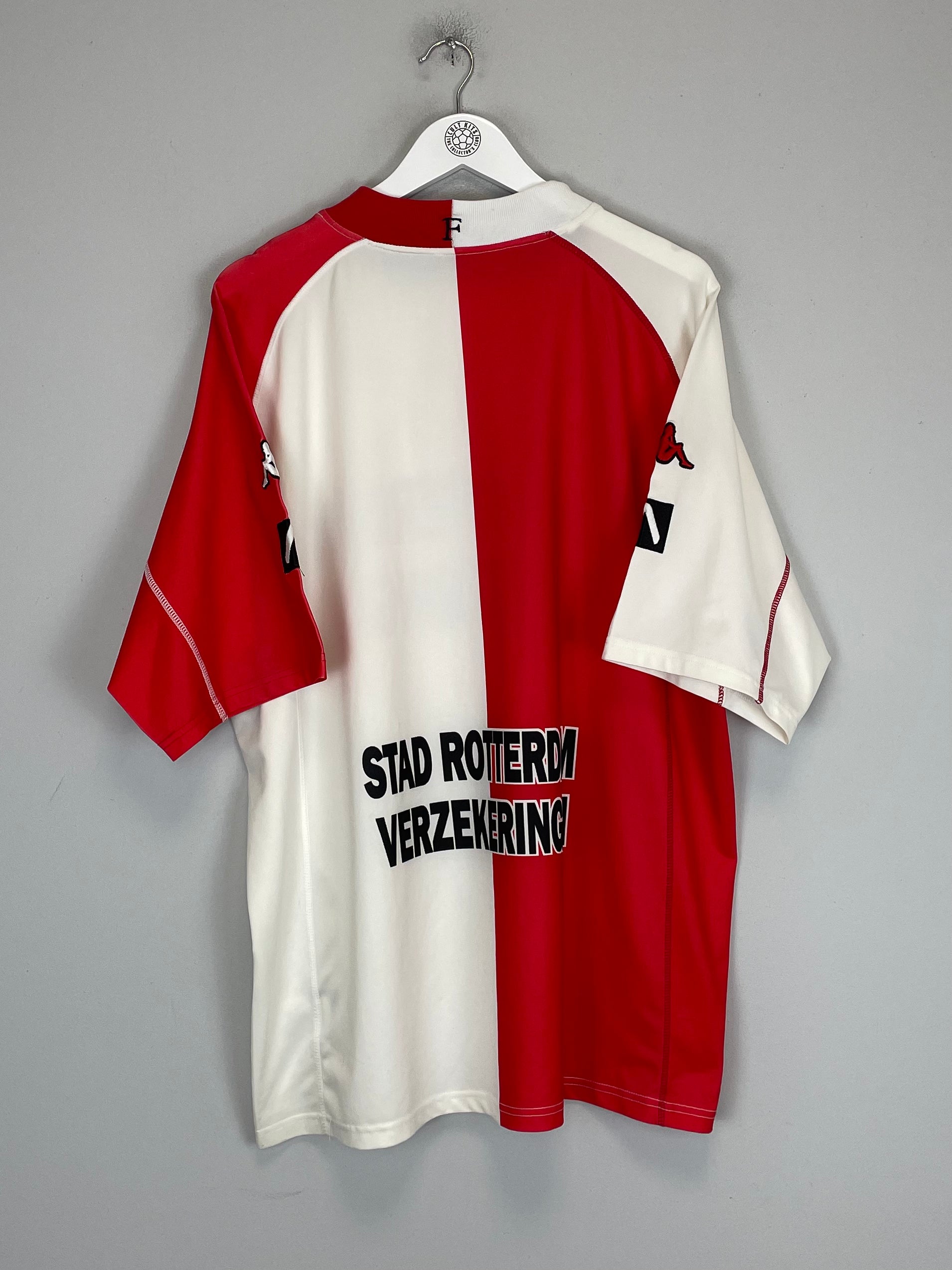 Shop 2002/03 FEYENOORD HOME SHIRT (L) KAPPA, classic football shirts, vintage football shirts & retro soccer jerseys at Cult Kits