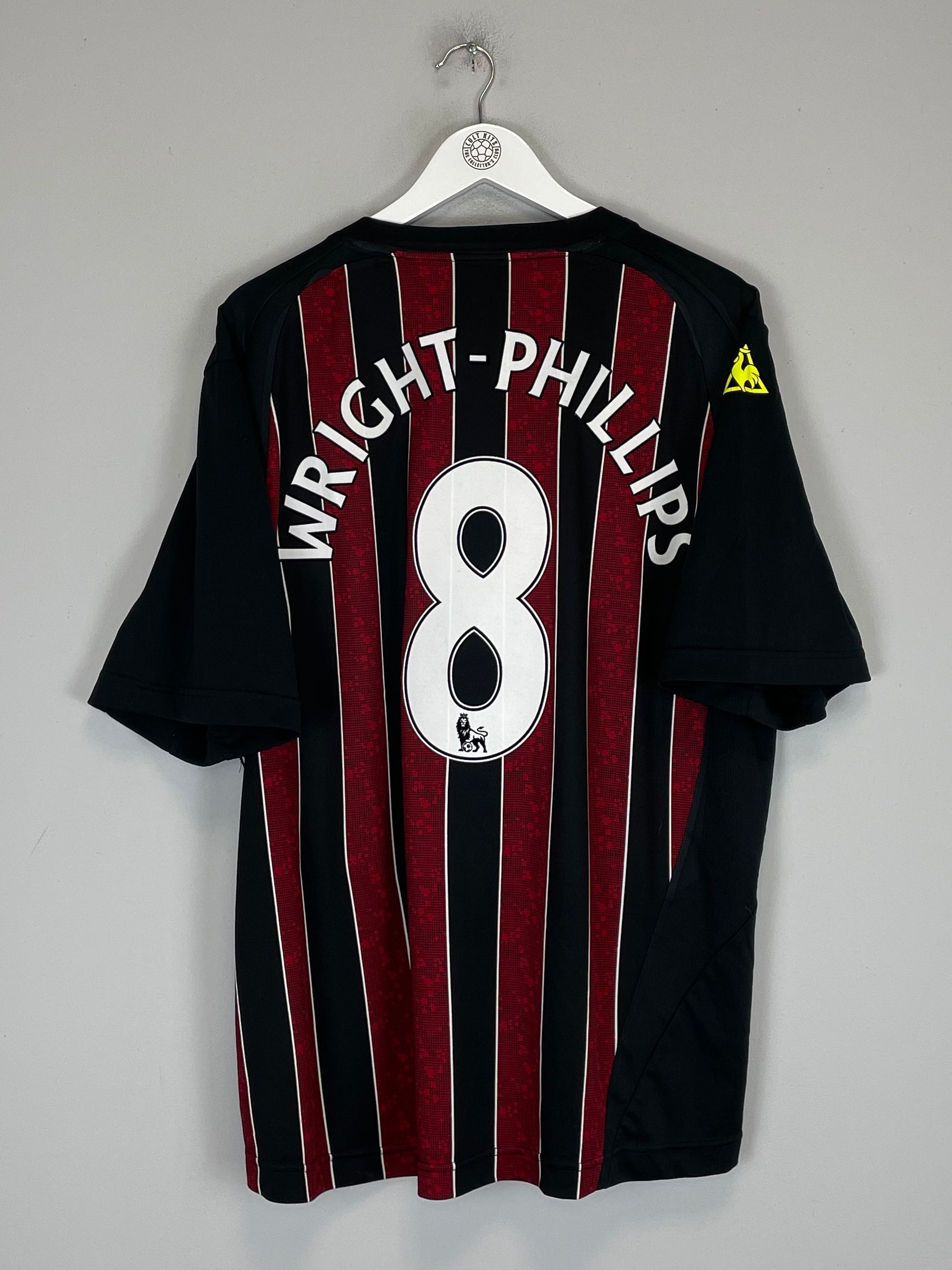 Shop 2008/09 MANCHESTER CITY WRIGHT PHILLIPS #8 AWAY SHIRT (XL) LE COQ, classic football shirts, vintage football shirts & retro soccer jerseys at Cult Kits
