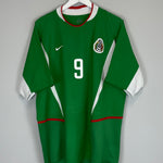 Shop 2003/04 MEXICO BORGETTI #9 HOME SHIRT (XL) NIKE, classic football shirts, vintage football shirts & retro soccer jerseys at Cult Kits