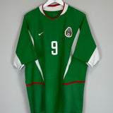 Shop 2003/04 MEXICO BORGETTI #9 HOME SHIRT (XL) NIKE, classic football shirts, vintage football shirts & retro soccer jerseys at Cult Kits
