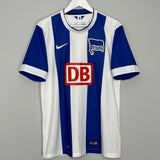 Shop 2014/15 HERTHA BERLIN HOME SHIRT (L) NIKE, classic football shirts, vintage football shirts & retro soccer jerseys at Cult Kits