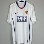 Shop 2008/09 MANCHESTER UNITED RONALDO #7 AWAY SHIRT (XXL) NIKE, classic football shirts, vintage football shirts & retro soccer jerseys at Cult Kits