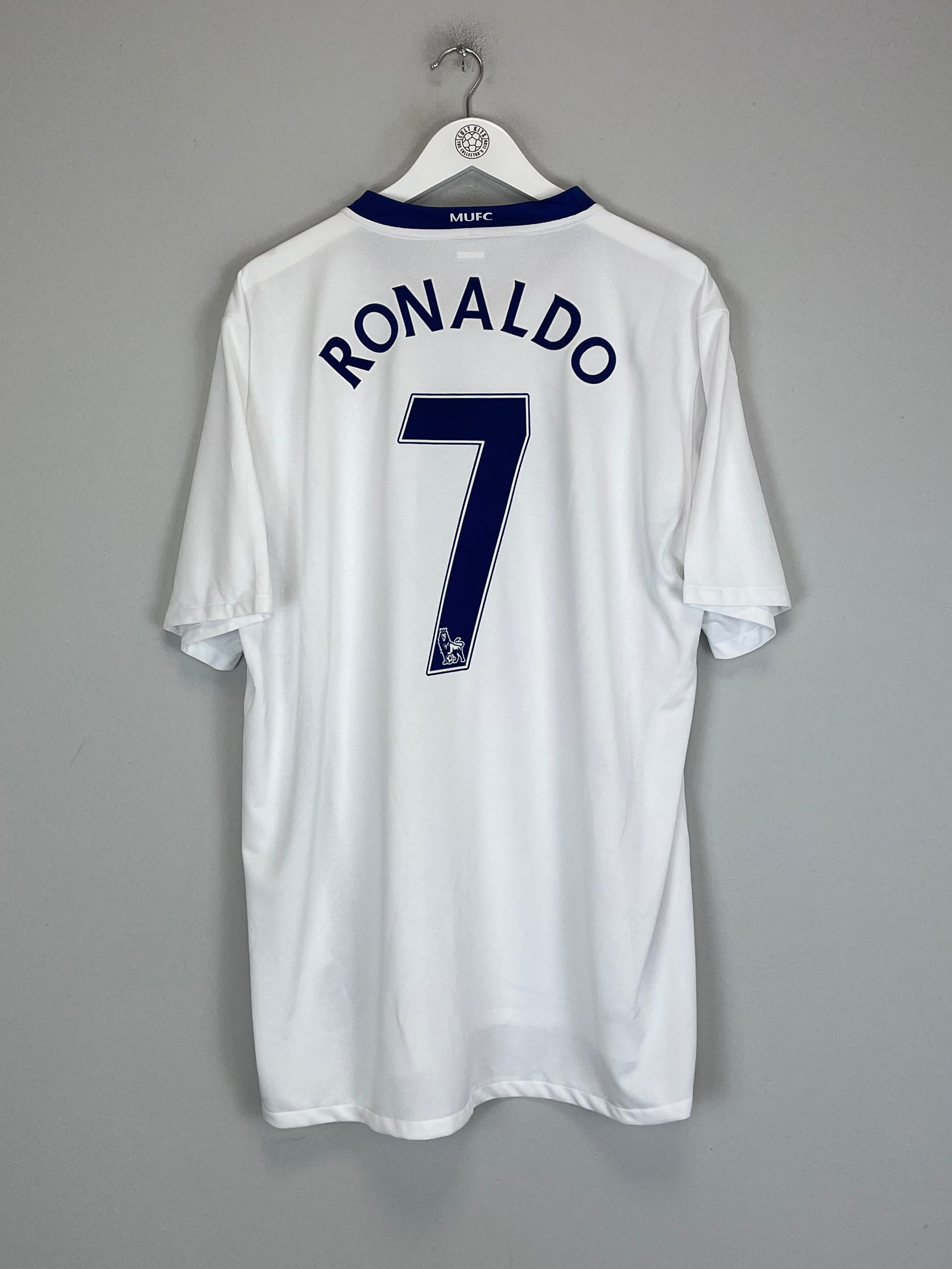 Shop 2008/09 MANCHESTER UNITED RONALDO #7 AWAY SHIRT (XXL) NIKE, classic football shirts, vintage football shirts & retro soccer jerseys at Cult Kits