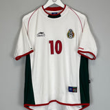 Shop 2001/02 MEXICO C.BLANCO #10 AWAY SHIRT (L) ATLETICA, classic football shirts, vintage football shirts & retro soccer jerseys at Cult Kits