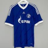 Shop 2012/13 SCHALKE HOME SHIRT (L) ADIDAS, classic football shirts, vintage football shirts & retro soccer jerseys at Cult Kits