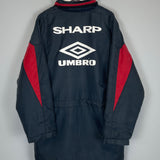 1992/93 MANCHESTER UNITED BENCH COAT (L) UMBRO