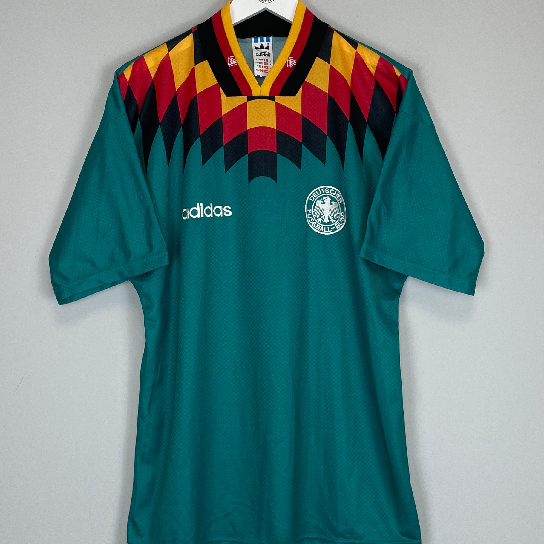 Shop 1994/96 GERMANY #10 AWAY SHIRT (M) ADIDAS, classic football shirts, vintage football shirts & retro soccer jerseys at Cult Kits