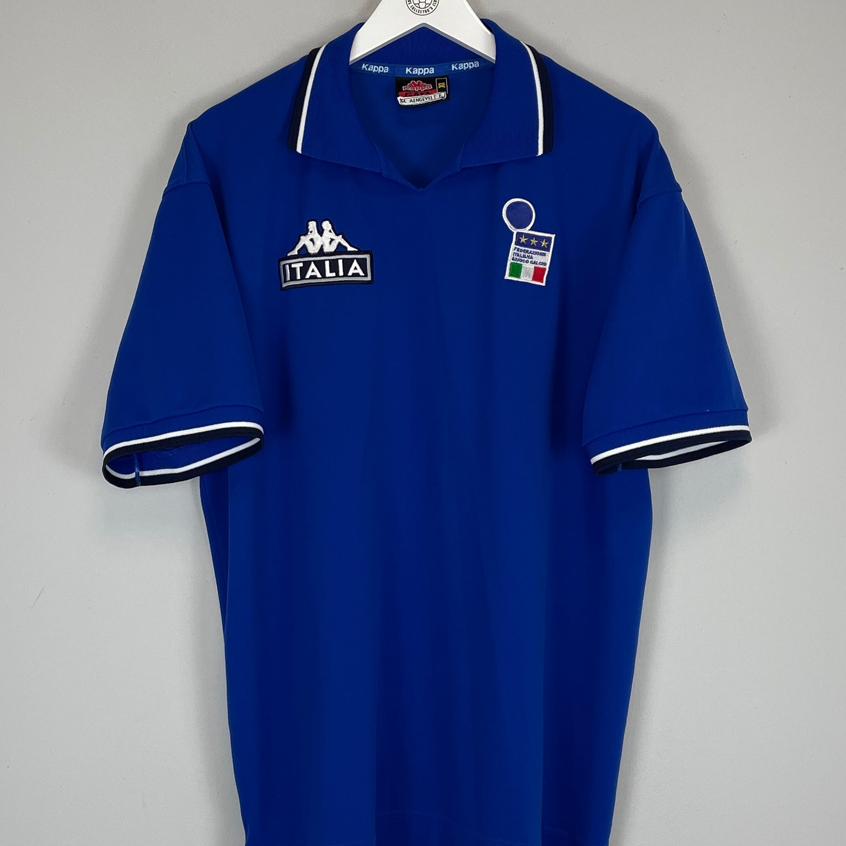 Shop 1998/00 ITALY POLO SHIRT (XXL) KAPPA, classic football shirts, vintage football shirts & retro soccer jerseys at Cult Kits