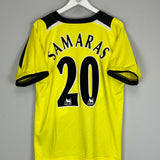 Shop 2005/06 MANCHESTER CITY SAMARAS #20 THIRD SHIRT (XL) REEBOK, classic football shirts, vintage football shirts & retro soccer jerseys at Cult Kits