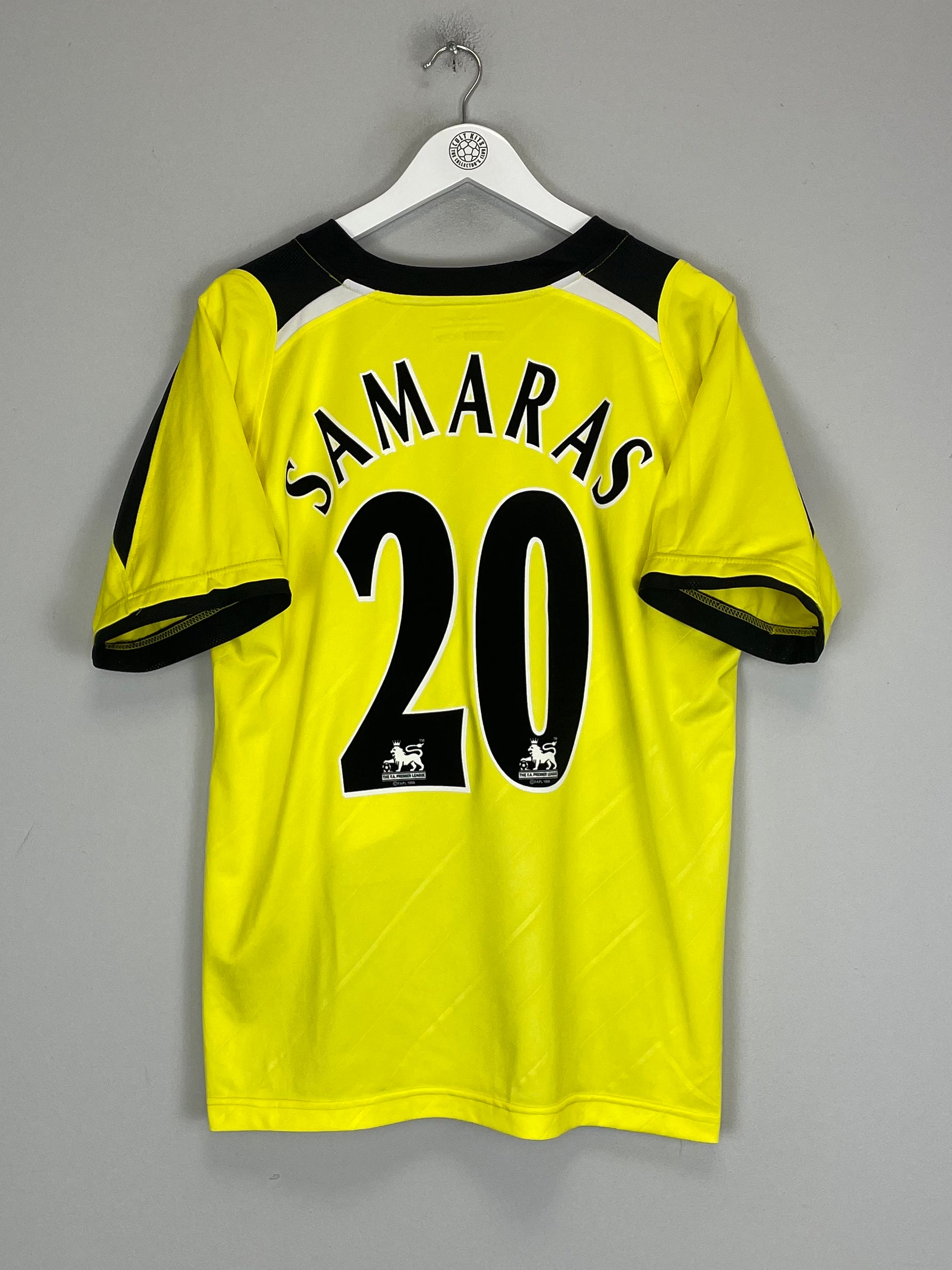 Shop 2005/06 MANCHESTER CITY SAMARAS #20 THIRD SHIRT (XL) REEBOK, classic football shirts, vintage football shirts & retro soccer jerseys at Cult Kits