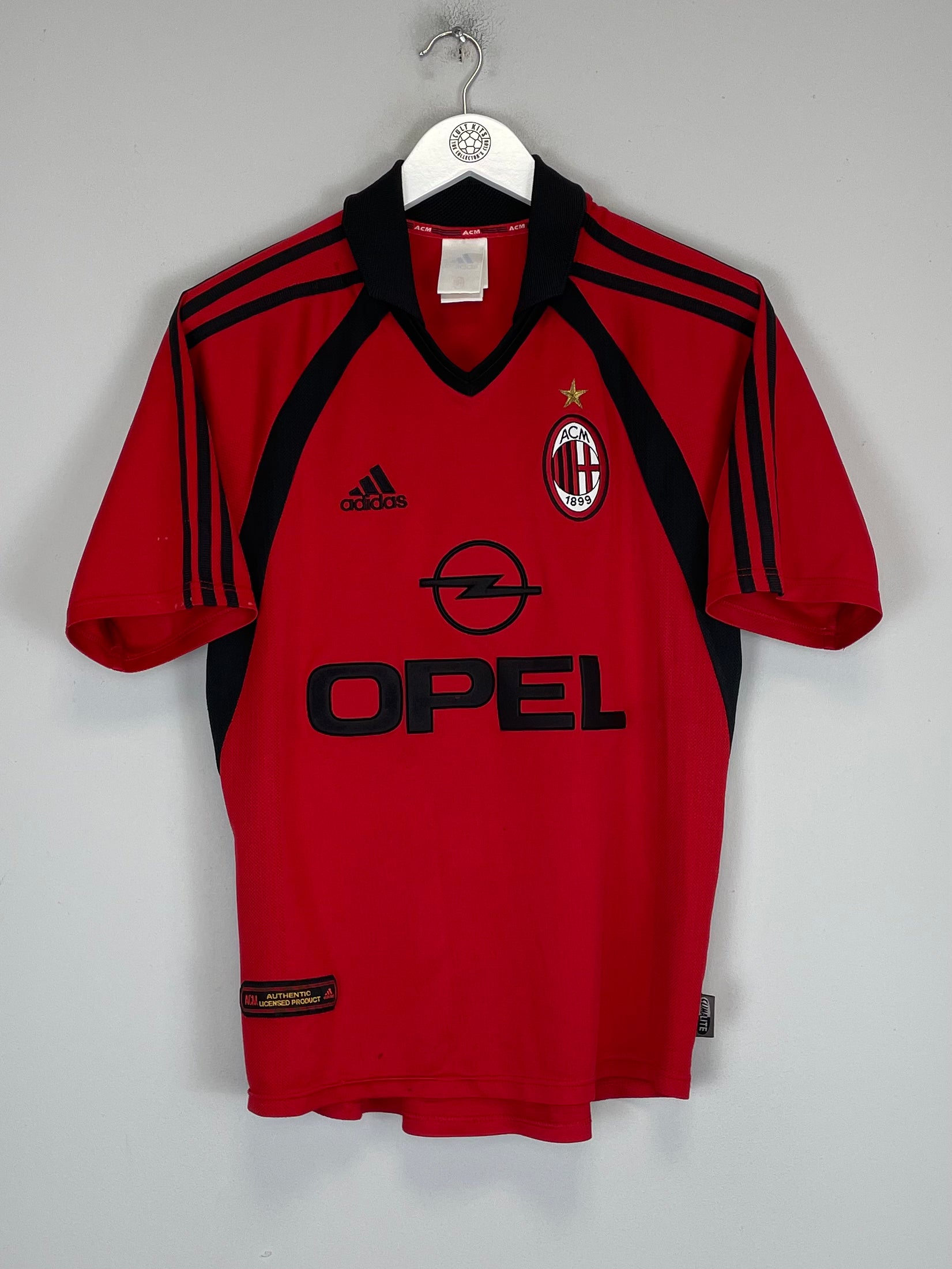 Shop 2001/02 AC MILAN MALDINI #3 THIRD SHIRT (S) ADIDAS, classic football shirts, vintage football shirts & retro soccer jerseys at Cult Kits