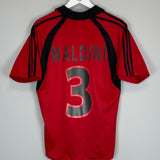 Shop 2001/02 AC MILAN MALDINI #3 THIRD SHIRT (S) ADIDAS, classic football shirts, vintage football shirts & retro soccer jerseys at Cult Kits