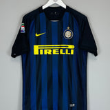 Shop 2016/17 INTER MILAN ICARDI #9 HOME SHIRT (M) NIKE, classic football shirts, vintage football shirts & retro soccer jerseys at Cult Kits