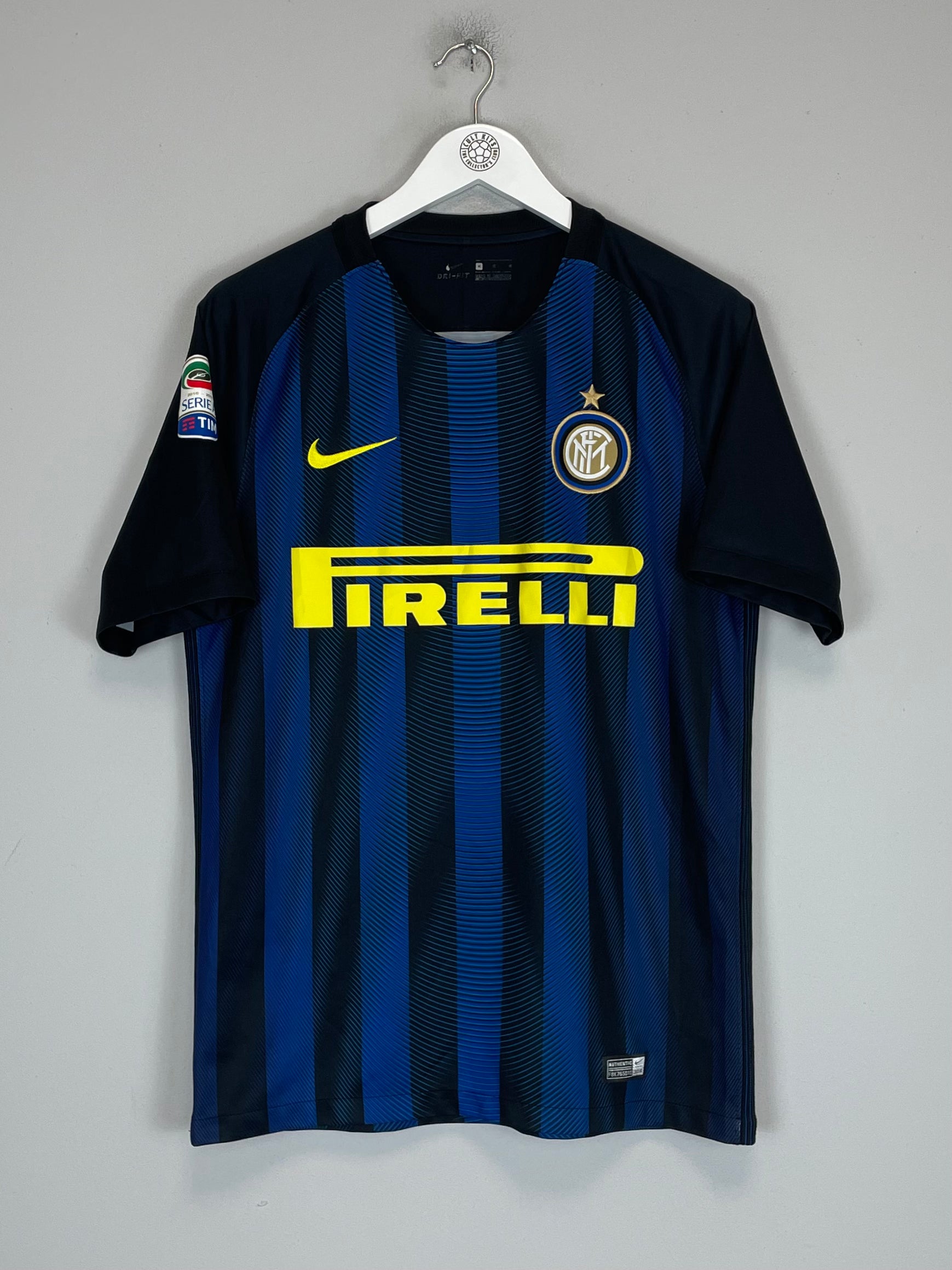 Shop 2016/17 INTER MILAN ICARDI #9 HOME SHIRT (M) NIKE, classic football shirts, vintage football shirts & retro soccer jerseys at Cult Kits
