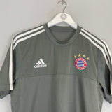 Shop 2015/16 BAYERN MUNICH TRAINING SHIRT (L) ADIDAS, classic football shirts, vintage football shirts & retro soccer jerseys at Cult Kits