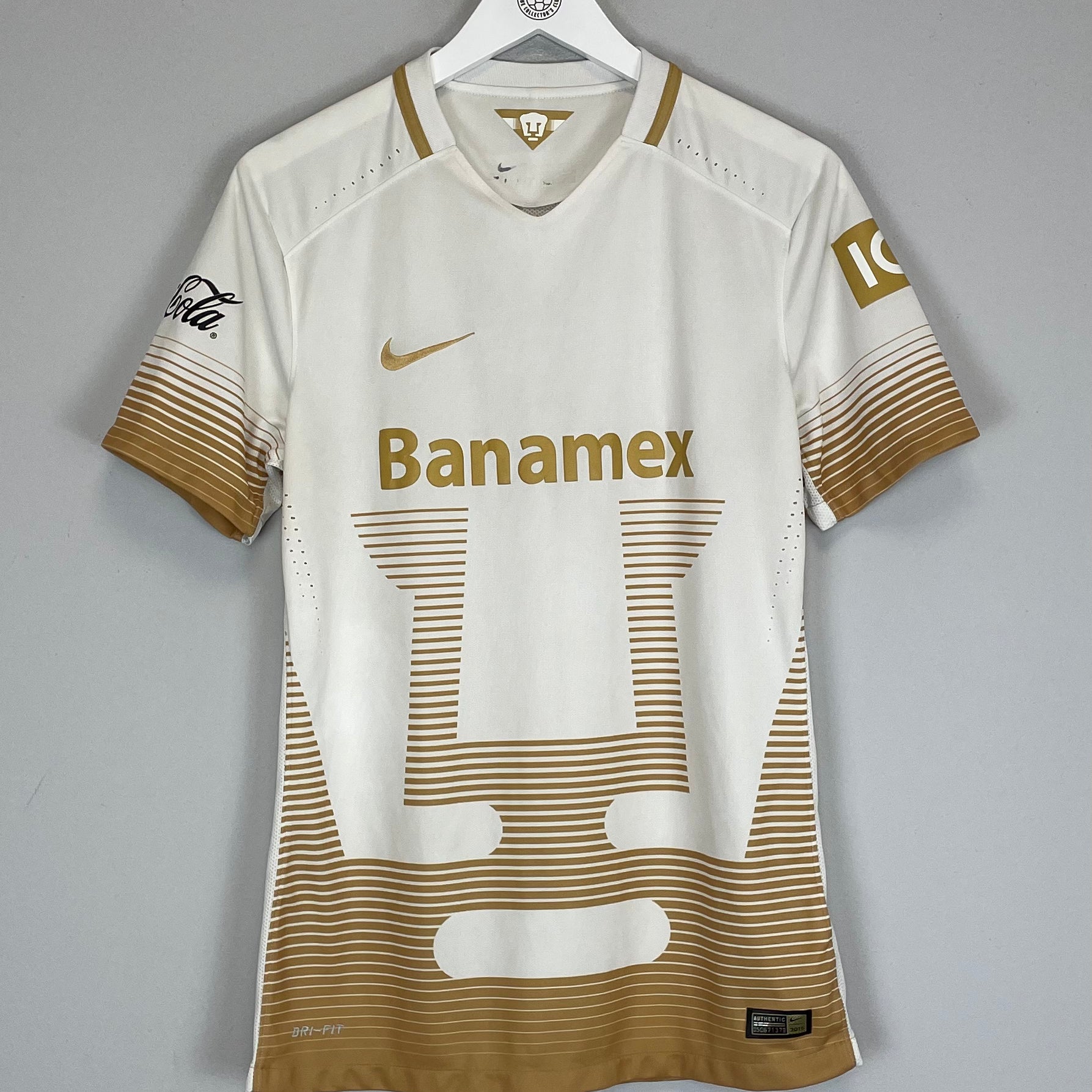 Shop 2015/16 UNAM PUMAS *PLAYER ISSUE* HOME SHIRT (M) NIKE, classic football shirts, vintage football shirts & retro soccer jerseys at Cult Kits