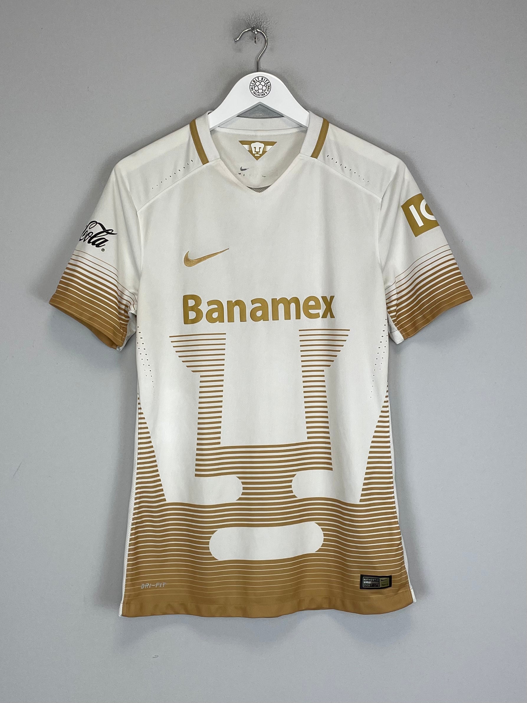 Shop 2015/16 UNAM PUMAS *PLAYER ISSUE* HOME SHIRT (M) NIKE, classic football shirts, vintage football shirts & retro soccer jerseys at Cult Kits
