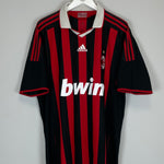 Shop 2009/10 AC MILAN RONALDINHO #80 HOME SHIRT (XXL) ADIDAS, classic football shirts, vintage football shirts & retro soccer jerseys at Cult Kits