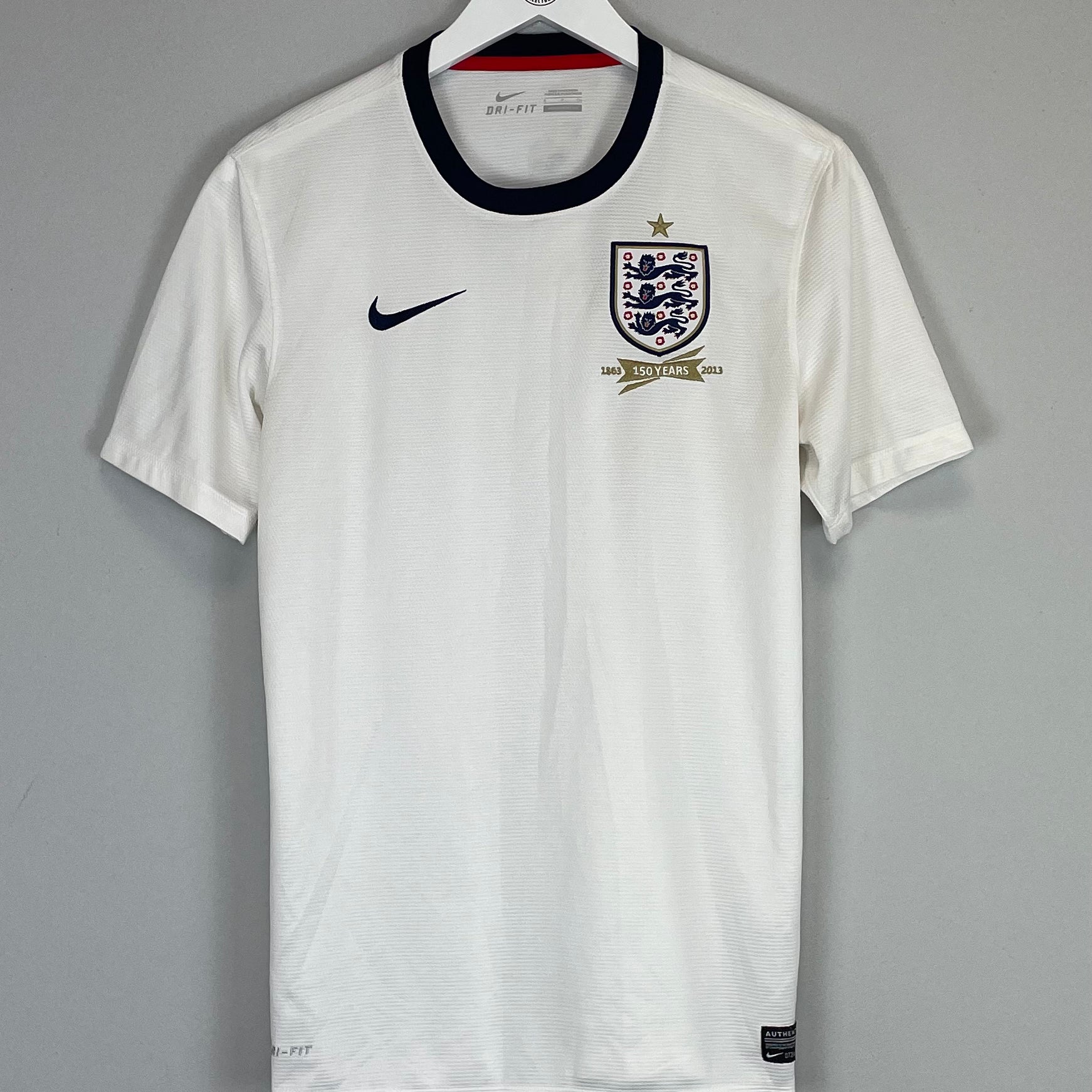 Shop 2013 ENGLAND *150 YEAR* HOME SHIRT (S) NIKE, classic football shirts, vintage football shirts & retro soccer jerseys at Cult Kits