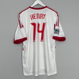 Shop 2013/14 NEW YORK RED BULLS HENRY #14 HOME SHIRT (XL) ADIDAS, classic football shirts, vintage football shirts & retro soccer jerseys at Cult Kits