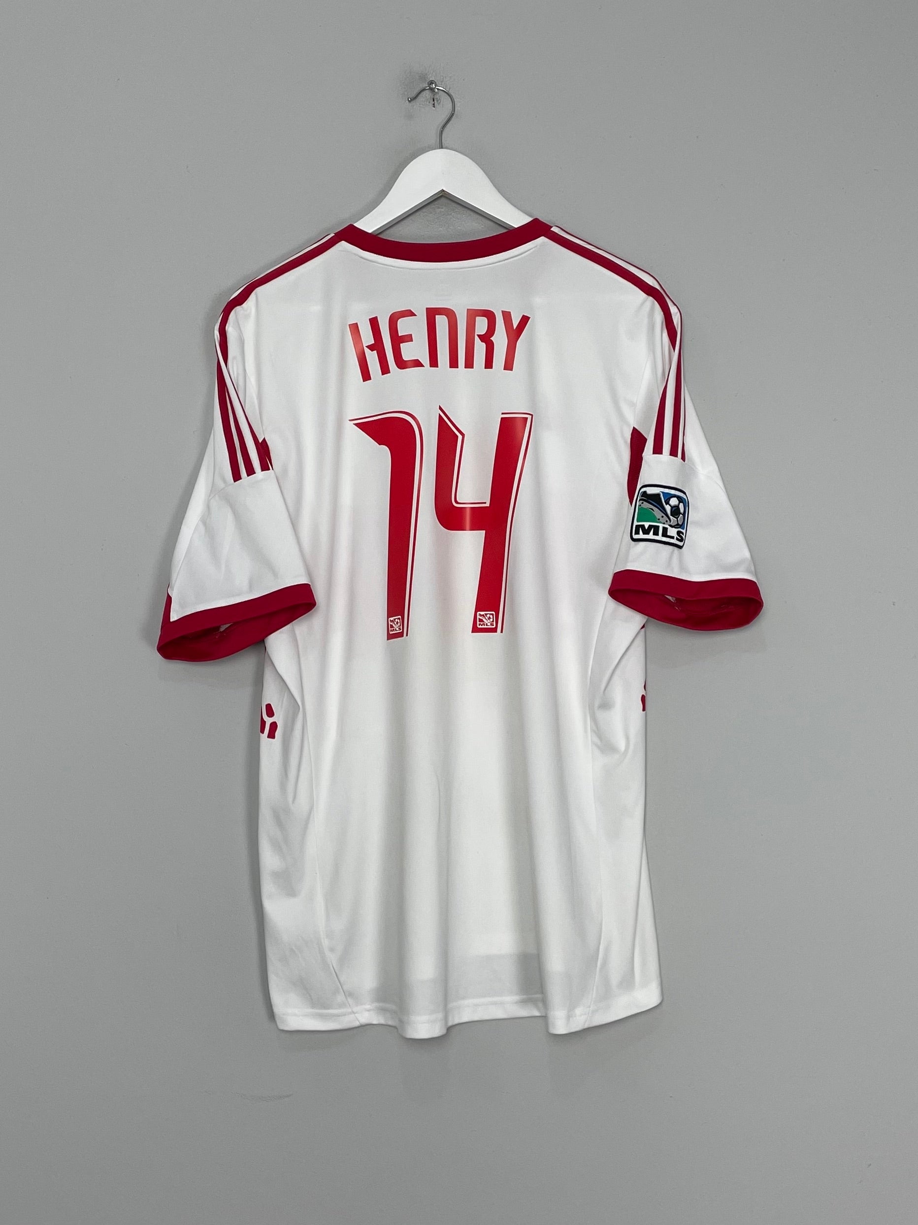 Shop 2013/14 NEW YORK RED BULLS HENRY #14 HOME SHIRT (XL) ADIDAS, classic football shirts, vintage football shirts & retro soccer jerseys at Cult Kits
