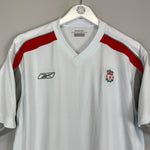Shop 2003/04 LIVERPOOL TRAINING SHIRT (L) REEBOK, classic football shirts, vintage football shirts & retro soccer jerseys at Cult Kits