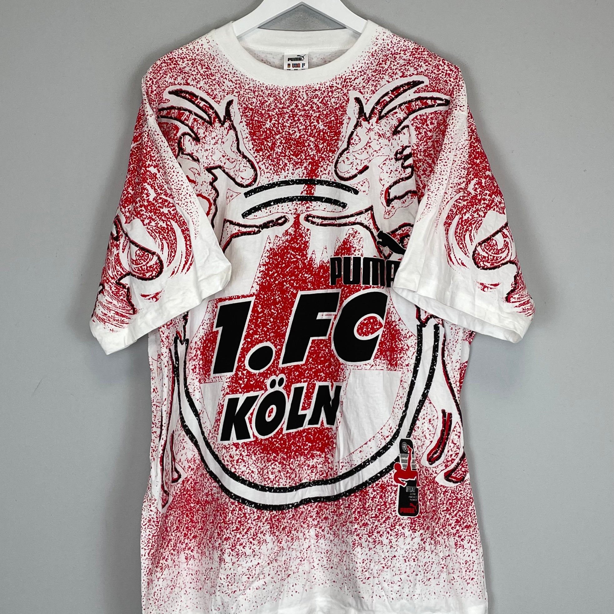 Shop 1994/95 FC KOLN T-SHIRT (XXL) PUMA, classic football shirts, vintage football shirts & retro soccer jerseys at Cult Kits