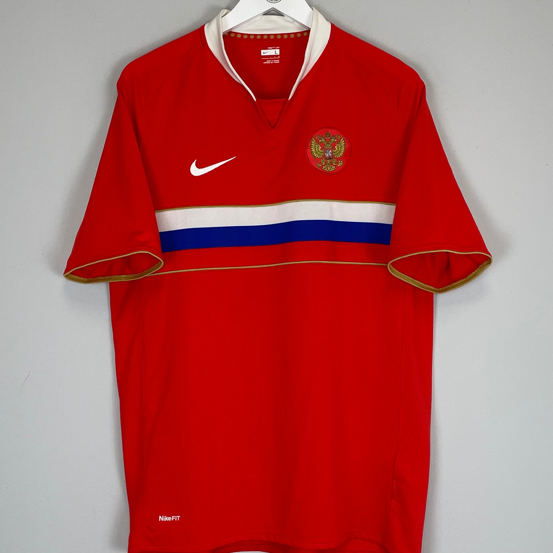 Shop 2008/09 RUSSIA AWAY SHIRT (L) NIKE, classic football shirts, vintage football shirts & retro soccer jerseys at Cult Kits