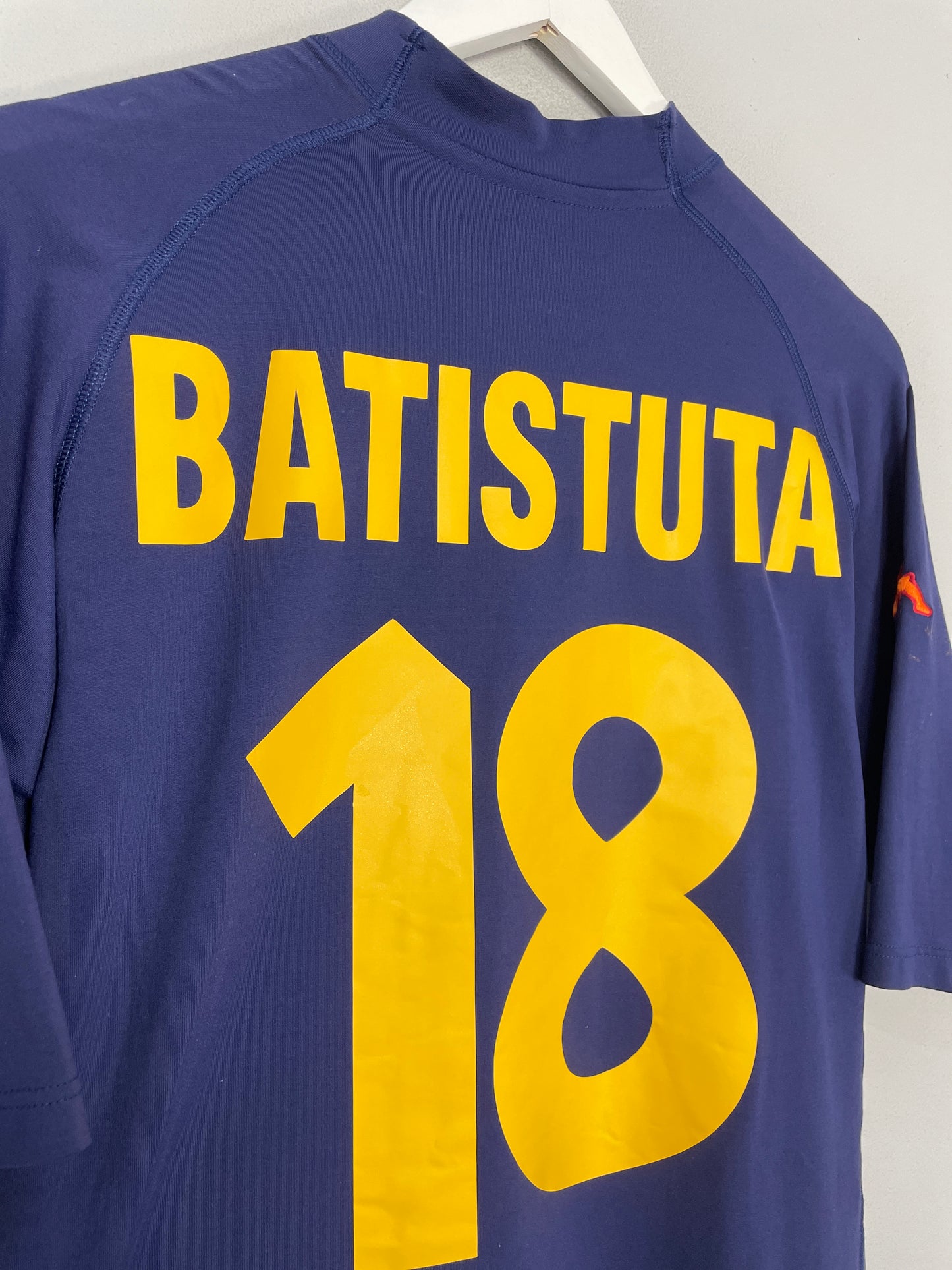 2000/01 ROMA BATISTUTA #18 THIRD SHIRT (XL) KAPPA