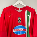 Shop 2005/06 JUVENTUS NEDVED #11 AWAY SHIRT (XL) NIKE, classic football shirts, vintage football shirts & retro soccer jerseys at Cult Kits