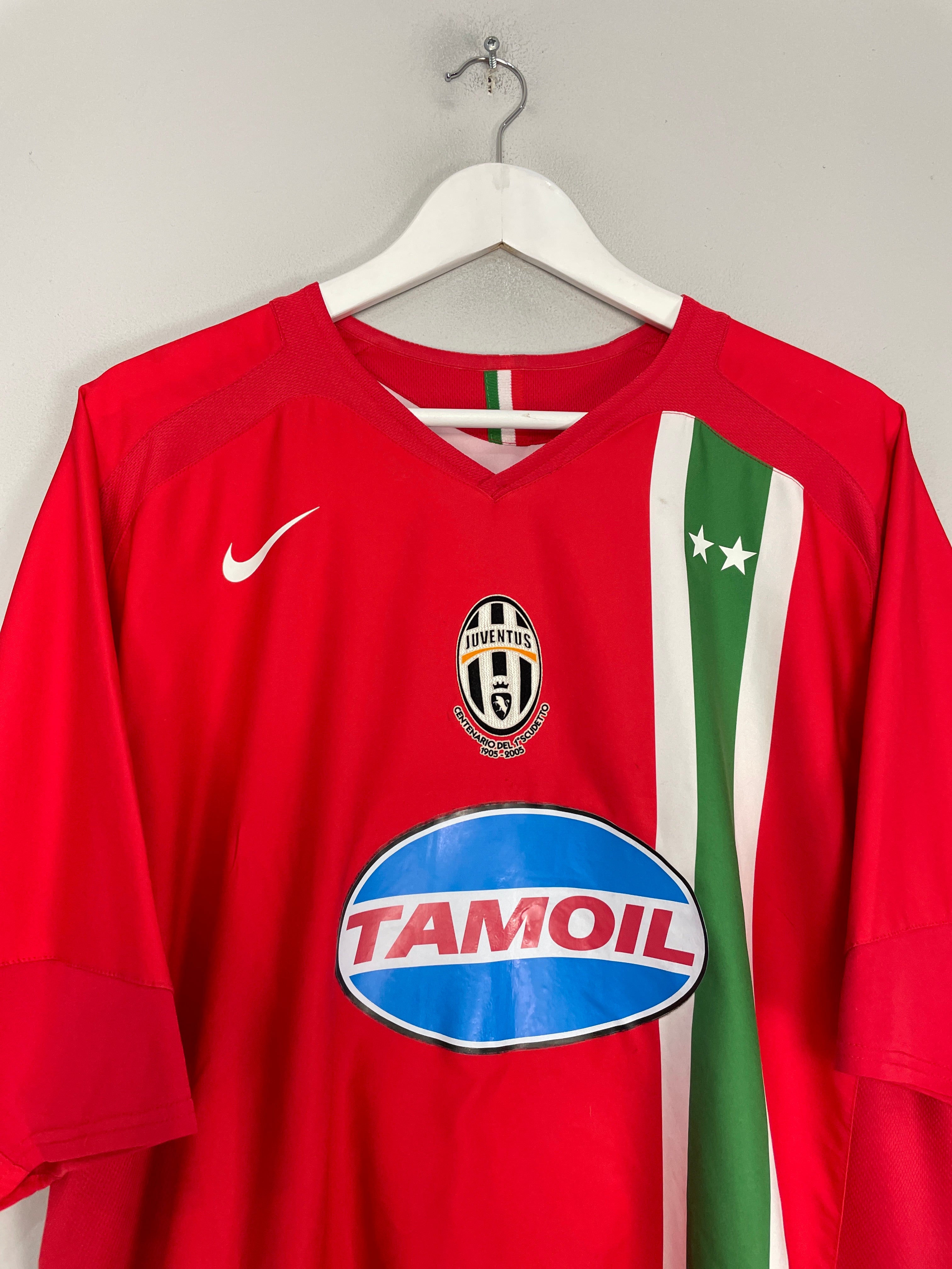 Shop 2005/06 JUVENTUS NEDVED #11 AWAY SHIRT (XL) NIKE, classic football shirts, vintage football shirts & retro soccer jerseys at Cult Kits