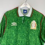 Shop 1994 MEXICO HOME SHIRT (L) UMBRO, classic football shirts, vintage football shirts & retro soccer jerseys at Cult Kits