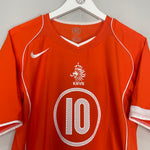 Shop 2004/06 NETHERLANDS V.NISTELROOY #10 HOME SHIRT (M) NIKE, classic football shirts, vintage football shirts & retro soccer jerseys at Cult Kits