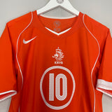 Shop 2004/06 NETHERLANDS V.NISTELROOY #10 HOME SHIRT (M) NIKE, classic football shirts, vintage football shirts & retro soccer jerseys at Cult Kits