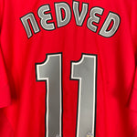 Shop 2005/06 JUVENTUS NEDVED #11 AWAY SHIRT (XL) NIKE, classic football shirts, vintage football shirts & retro soccer jerseys at Cult Kits