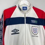 Shop 1998/99 ENGLAND TRACK JACKET (M) UMBRO, classic football shirts, vintage football shirts & retro soccer jerseys at Cult Kits