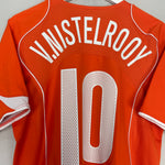 Shop 2004/06 NETHERLANDS V.NISTELROOY #10 HOME SHIRT (M) NIKE, classic football shirts, vintage football shirts & retro soccer jerseys at Cult Kits