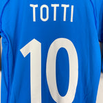 Shop 2002 ITALY TOTTI #10 HOME SHIRT (M) KAPPA, classic football shirts, vintage football shirts & retro soccer jerseys at Cult Kits
