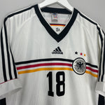 Shop 1998/00 GERMANY KLINSMANN #18 HOME SHIRT (L) ADIDAS, classic football shirts, vintage football shirts & retro soccer jerseys at Cult Kits
