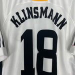 Shop 1998/00 GERMANY KLINSMANN #18 HOME SHIRT (L) ADIDAS, classic football shirts, vintage football shirts & retro soccer jerseys at Cult Kits